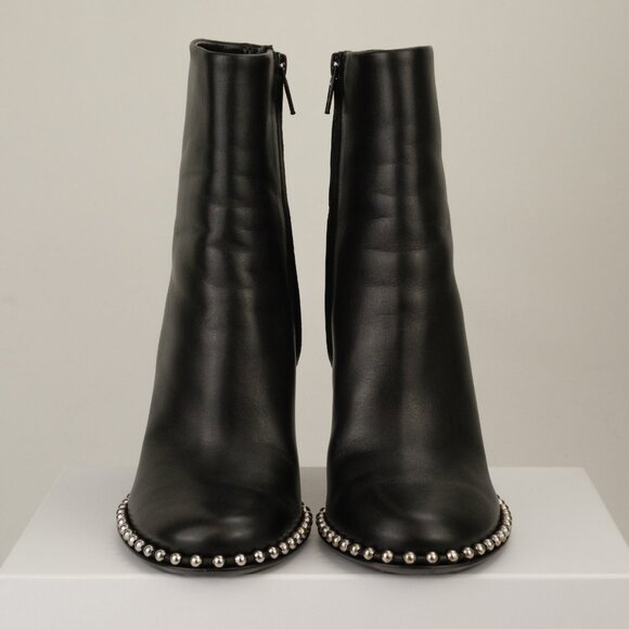 Alexander Wang Nova 105 Round Toe Ankle Boots, Black, EU 36/US 6 - Picture 3 of 13
